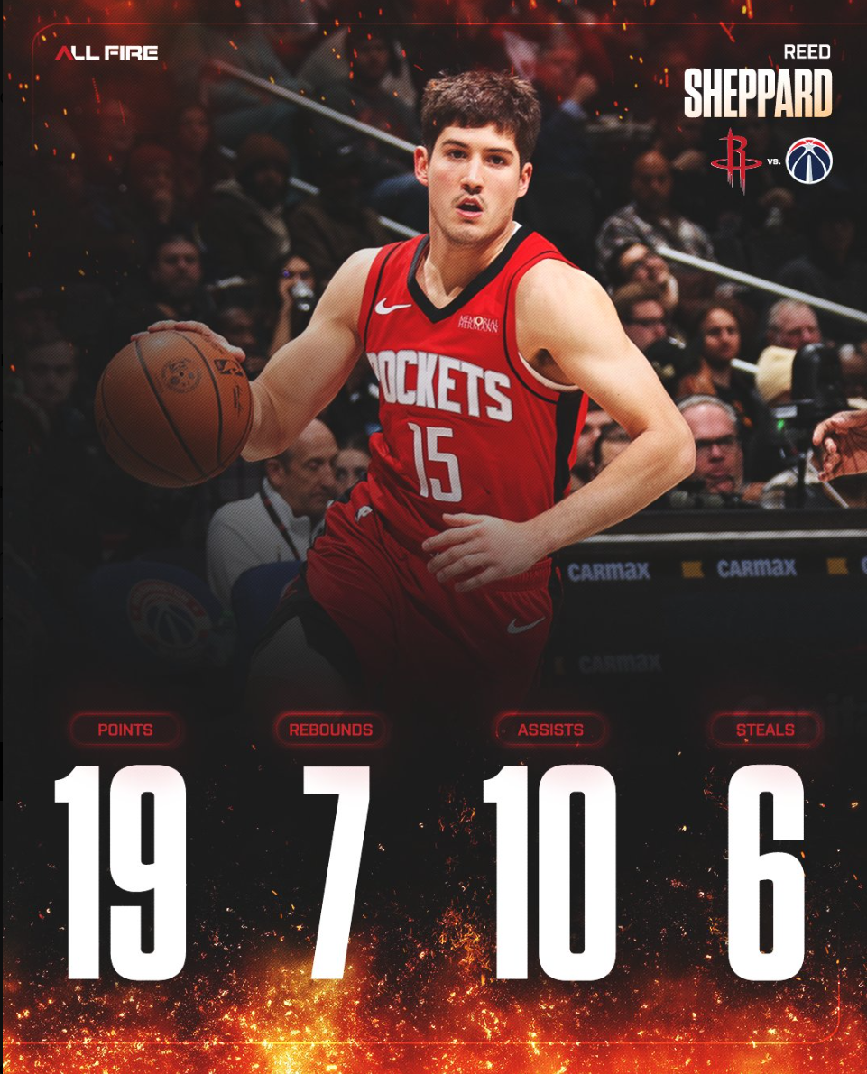 开云体育官网-谢泼德一战创6纪录先发7胜2负！休媒力挺稳居先发 申京：他太棒了